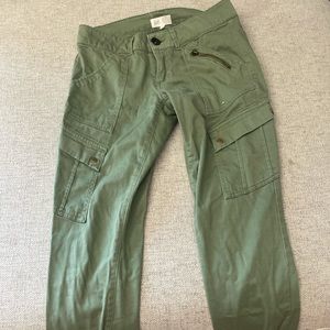 Green cargo pants